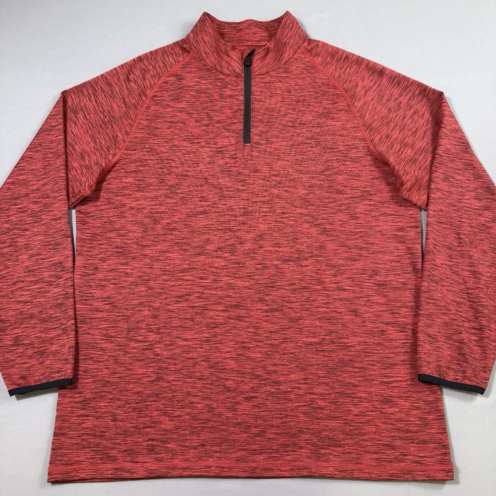 G/Fore Pullover Mens Large Gray 1/4 Zip Golf Tech Performance Stretch Activewear